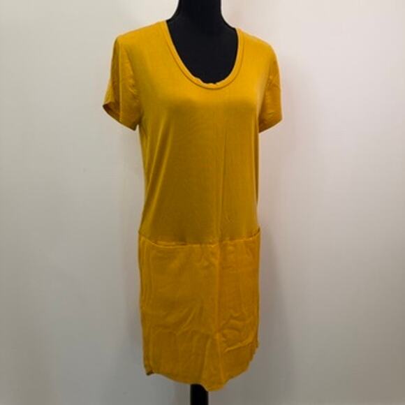 Left Coast by Dolan Anthropologie Dress Women’s XS T-Shirt Sheath Pockets Casual - Picture 1 of 14